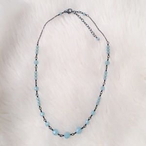 Lori Lori blue Swarovski necklace